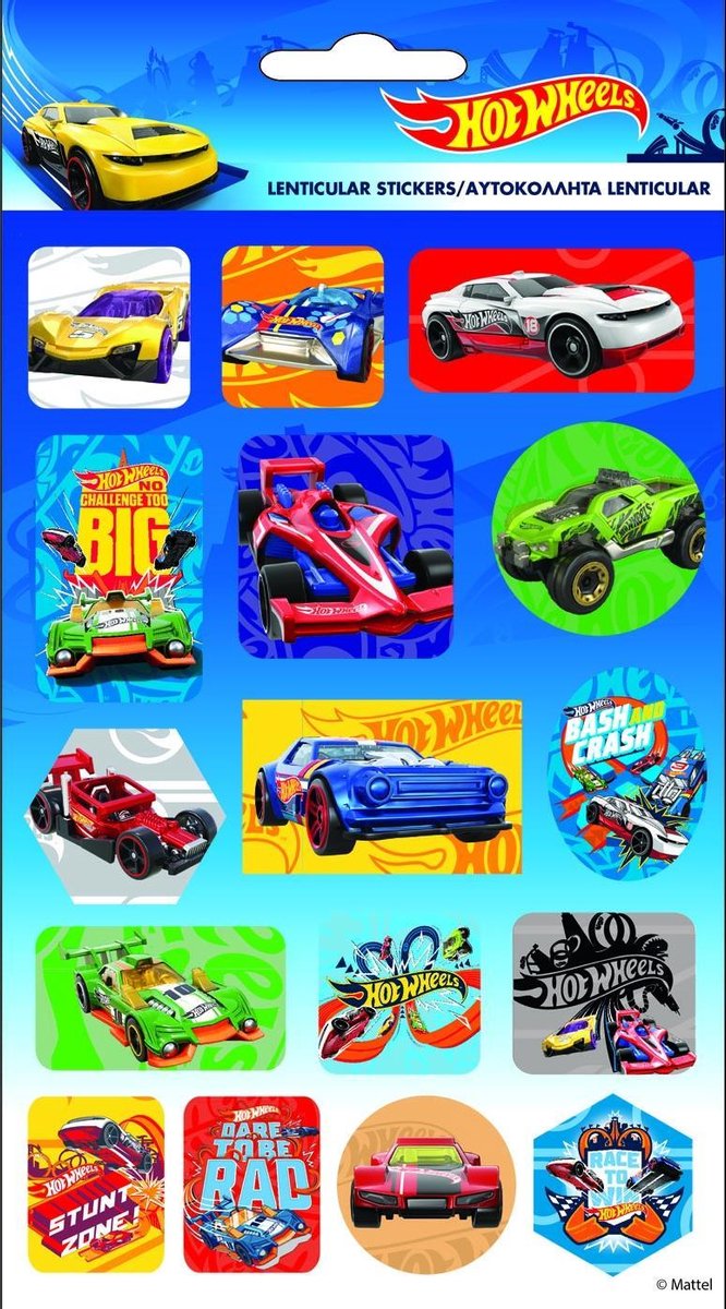 Hot Wheels Stickers Junior Papier