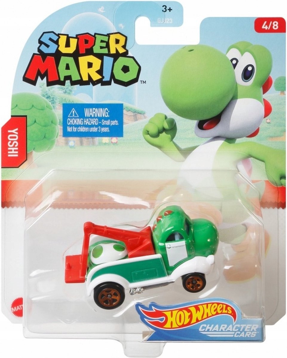 Hot Wheels Super Mario Car  Yoshi