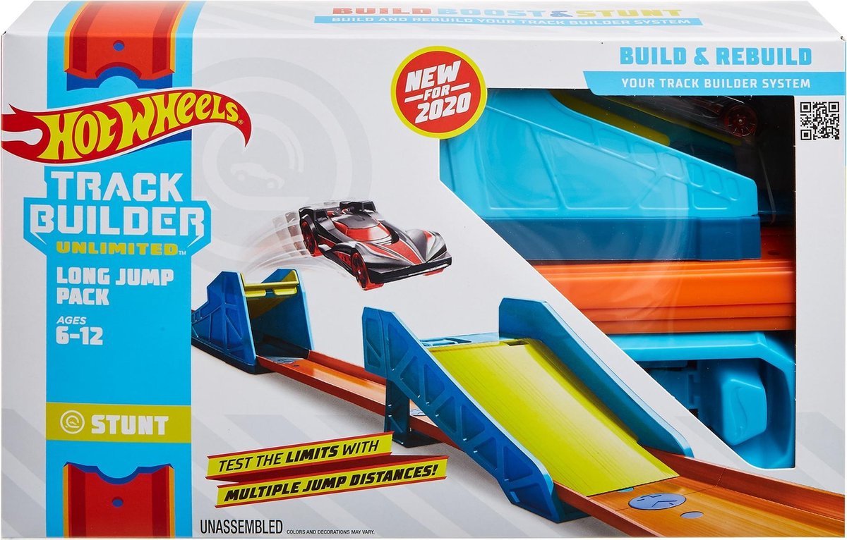 Hot Wheels Track Builder Mega sprongen set