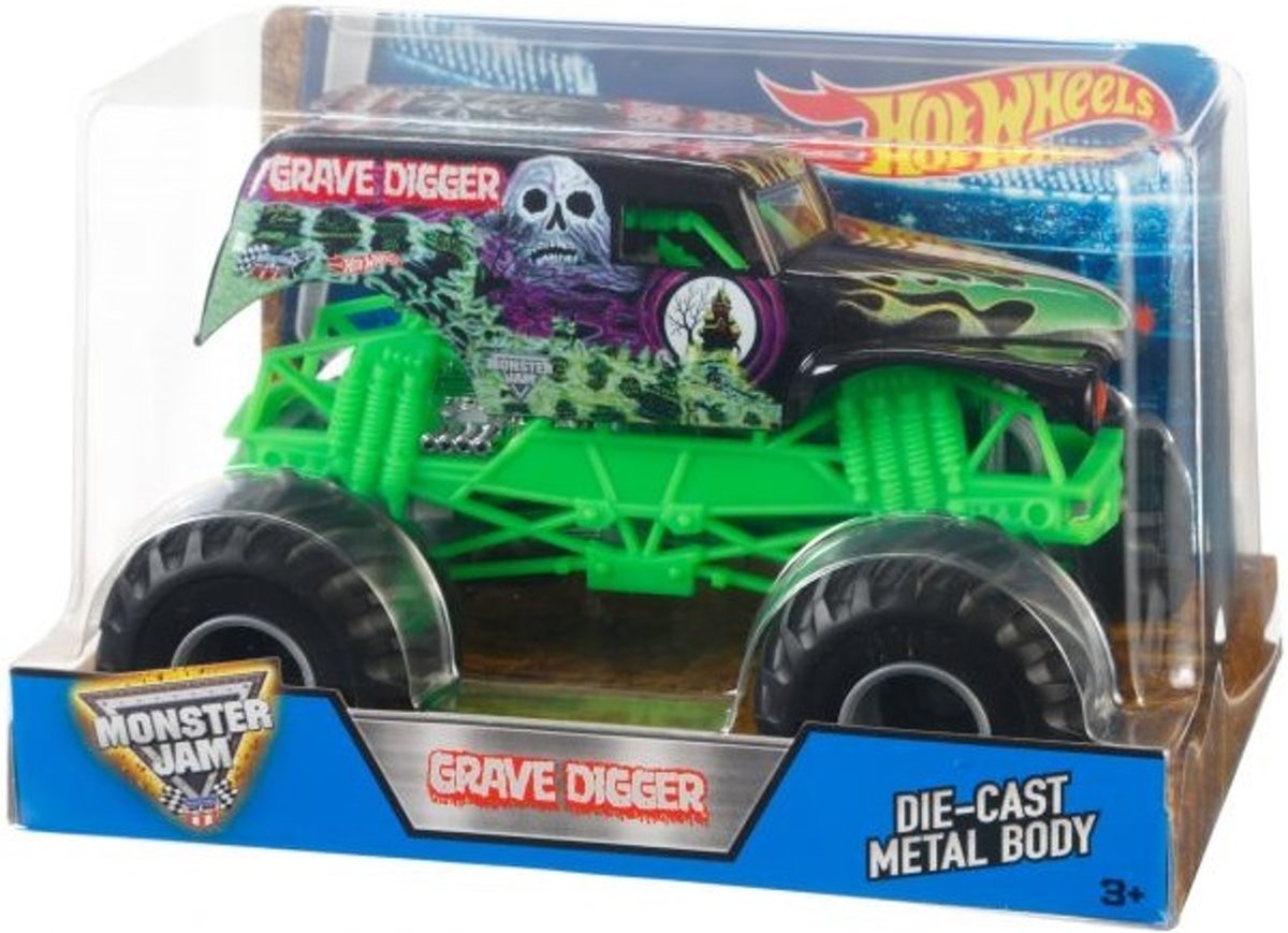 Hot Wheels monster jam truck Grave Digger - schaal 1:24