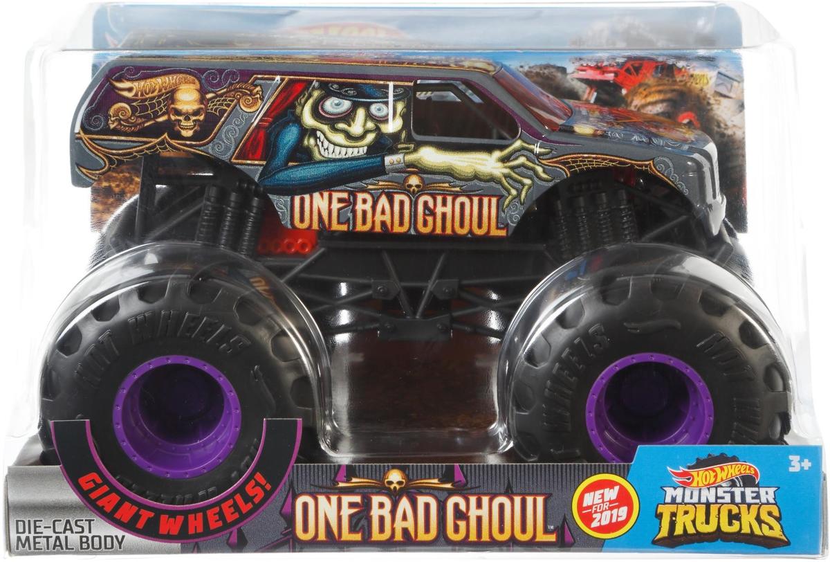 Hot Wheels monster jam truck One Bad Ghoul - schaal 1:24