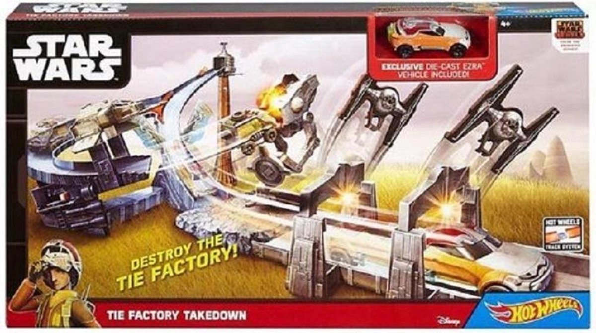 Hot Wheels® en Star Wars™tie factory takedown