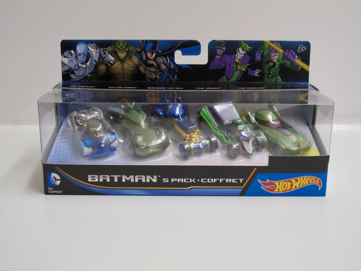 Hotwheels Batman & villains 5-pack