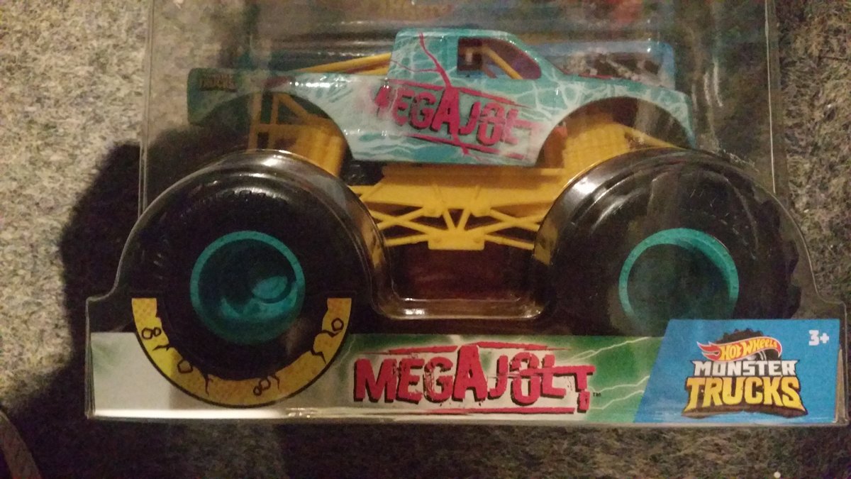 Hotwheels monster jam truck Megajolt 1:24