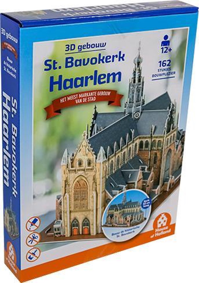 3D Gebouw - St. Bavokerk Haarlem - 162 Stukjes