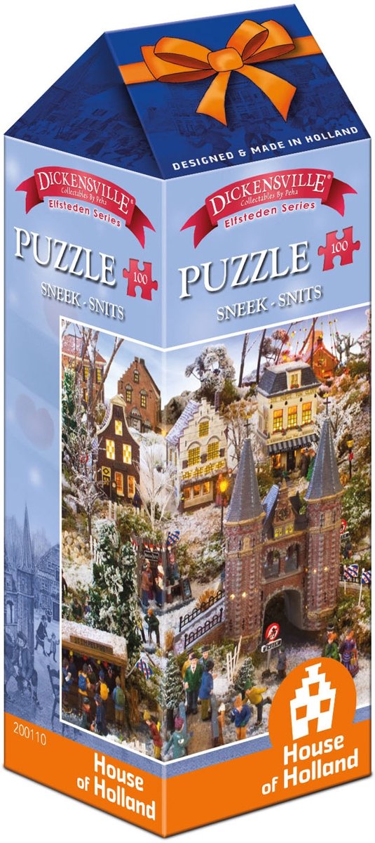 Dickensville Elfsteden Puzzel - Sneek, 100st.