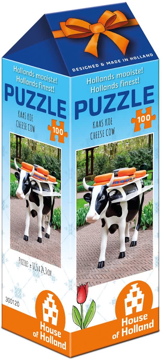 Holland Mooiste! Puzzel - Kaas Koe, 100st.