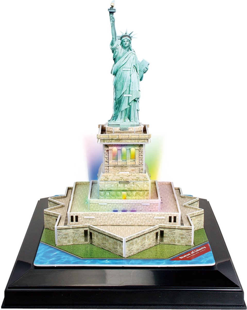 House of Holland Statue of Liberty LED - 3D Puzzel - 37 stukjes