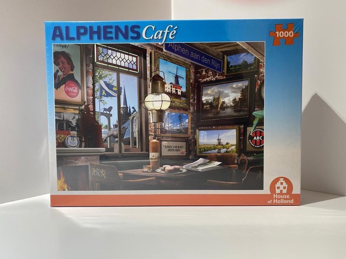 Legpuzzel 1000 stukjes - Alphen aan den Rijn - thema Alphens Café