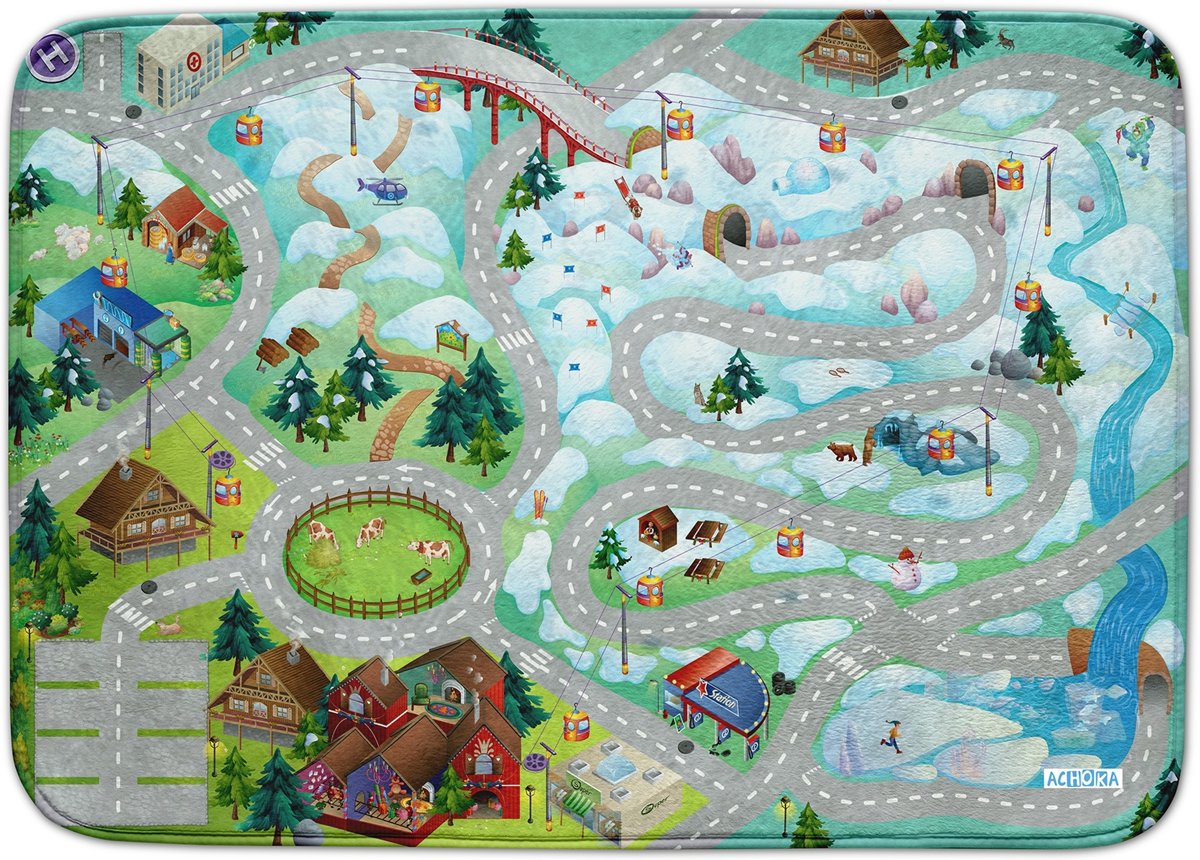 House Of Kids Speelkleed Mountain Us Connect 100 X 150 Cm