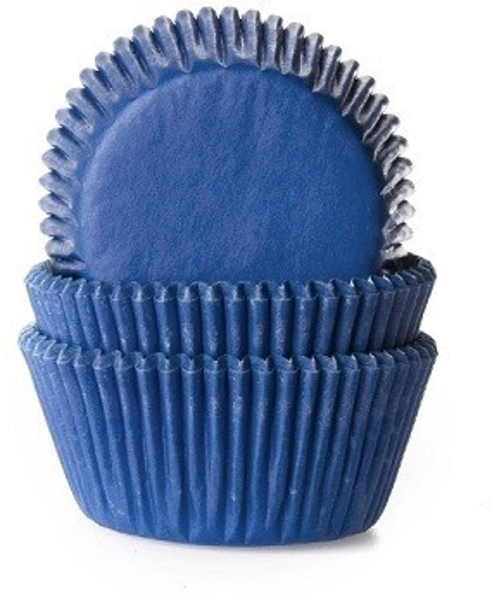 Cupcake vormpjes jeans blue 50 st.