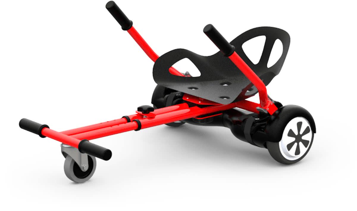 Hoverkart voor hoverboard (rood)