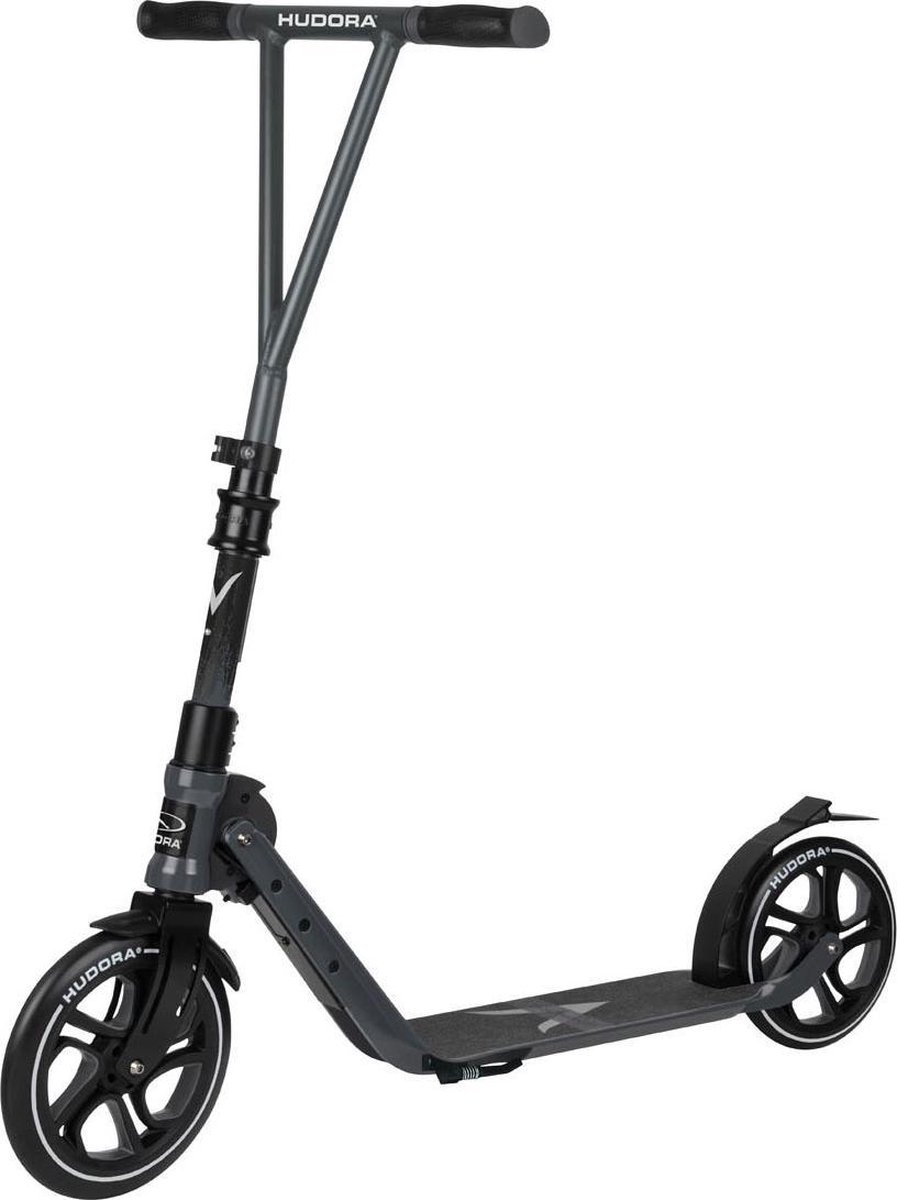 HUDORA Big Wheel 230 Step met V-vormig Stuur - Antraciet