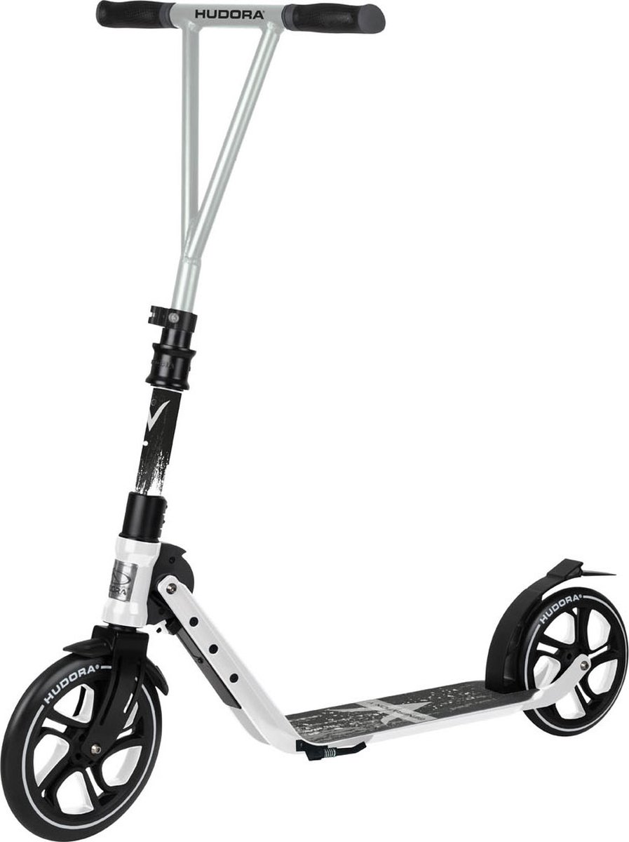 Hudora Big Wheel 230 Step met V-vormig Stuur - Wit