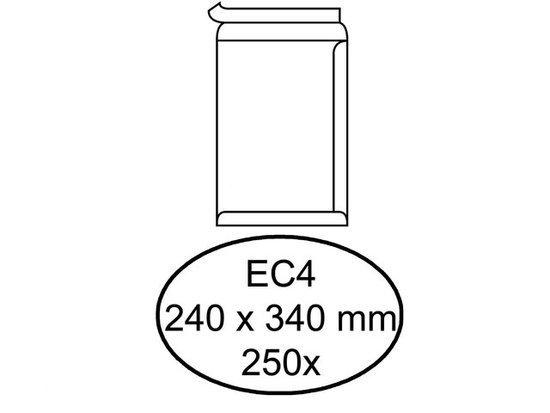 Akte Envelop 230x350mm ZK 90gram Bruin