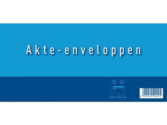 Akte Envelop C4 120gr ZK Wit 180204