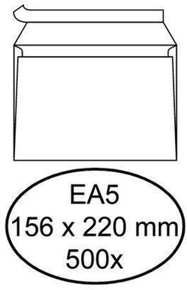 Bankenvelop EA5 Zelfklevend Wit 180217