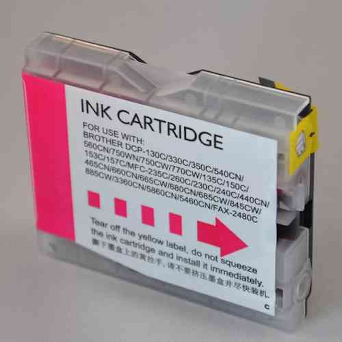 Brother LC-970 / LC-1000 - Inktcartridge / Magenta (huismerk)