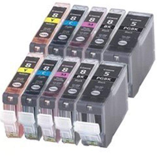 Canon CLI-8 / PGI-5 cartridge voordeelset 10 stuks zonder chip (compatible)