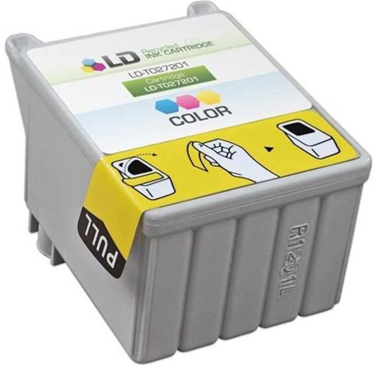 Epson T027 inktcartridge (met chip) / Kleur (huismerk)