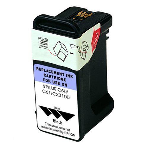 Epson T028 inktcartridge zwart (compatible)