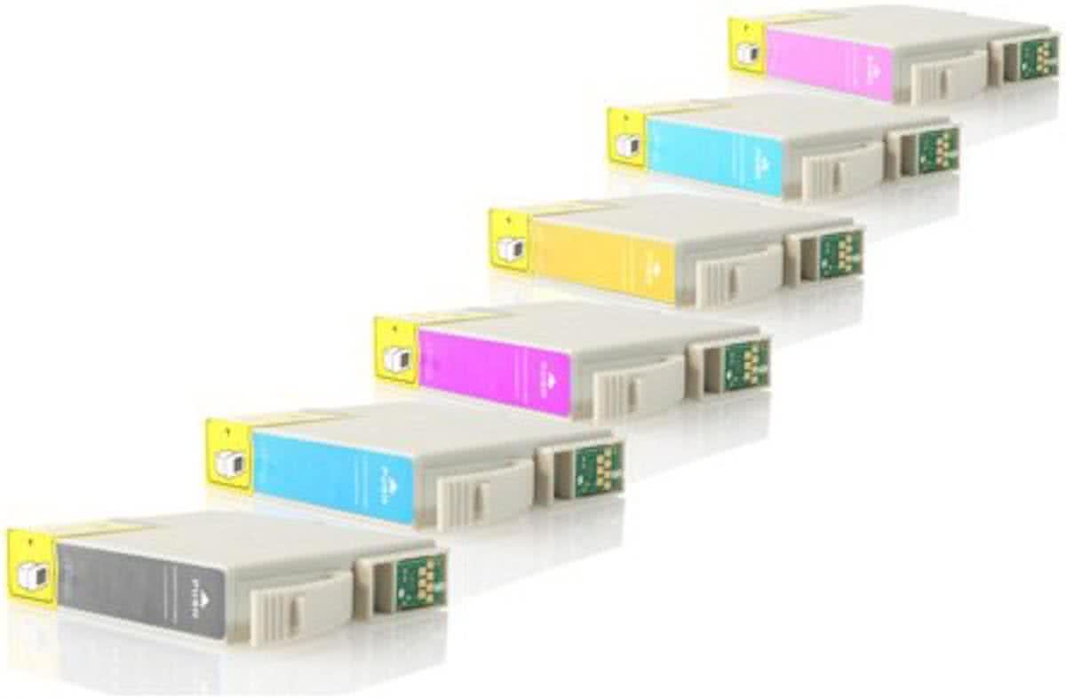 Epson T0331+T0332+T0333+T0334+T0335+T0336 inktcartrigde (met chip) / Multipack (6-stuks) (huismerk)