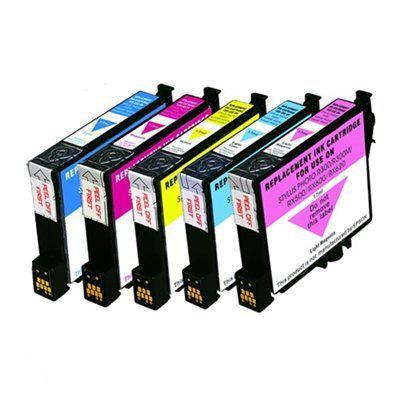 Epson T0482-T0486 inktcartridges dubbelpak kleur 5st. (huismerk)