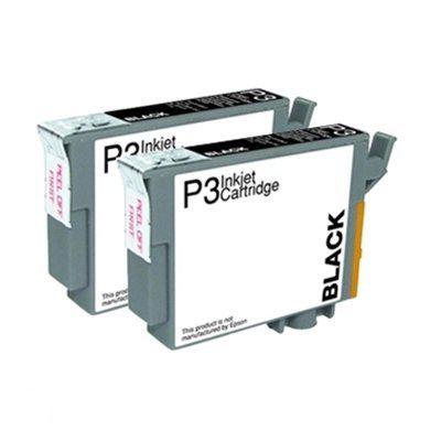 Epson T0711 inktcartridge dubbelpak zwart (huismerk)