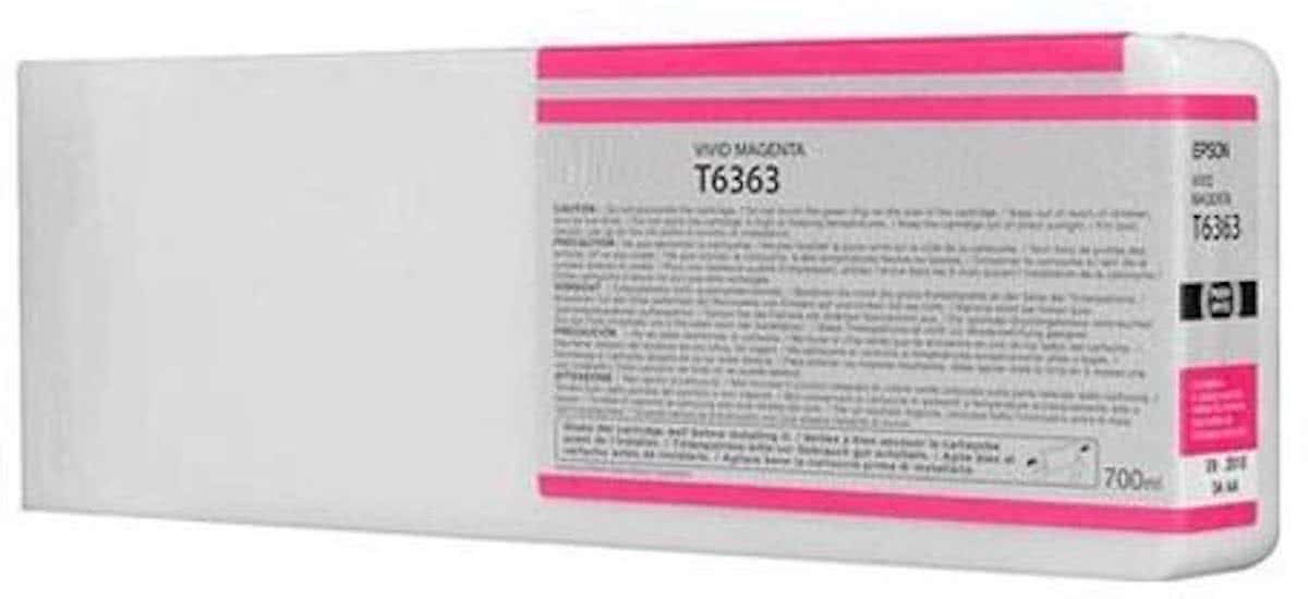 Epson T6363 (T636300) - Inktcartridge / Magenta (huismerk)