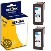 HP 339 / C8767EE 2x inktcartridge zwart (compatible)