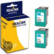 HP 342 / C9361EE 2x inktcartridge kleur (compatible)