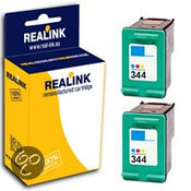 HP 344 / C9363EE 2x inktcartridge kleur (compatible)