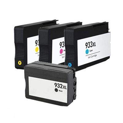 HP 932 / 933 multipack zwart/kleur 4 cartridges (compatible)