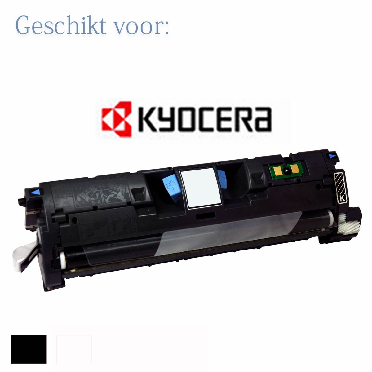 HappyToner - Tonercartridge / alternatief voor de Kyocera TK170 - Zwart