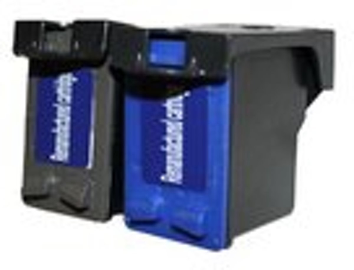 Huismerk Compatible met HP 21XL / 22XL 2x inktcartridge zwart/kleur