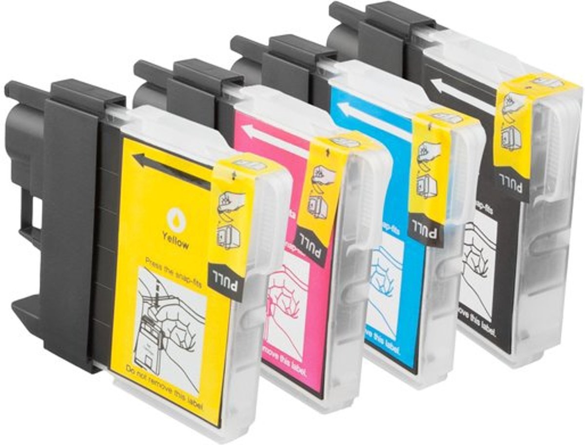 Merkloos   Inktcartridge / Alternatief voor de Brother LC-985 inktcartrigde / Multipack (huismerk)