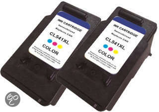 Merkloos   Inktcartridge / Alternatief voor de Canon CL 541 C XL inktcartridge kleur 18 ml 2 stuks Cartridge