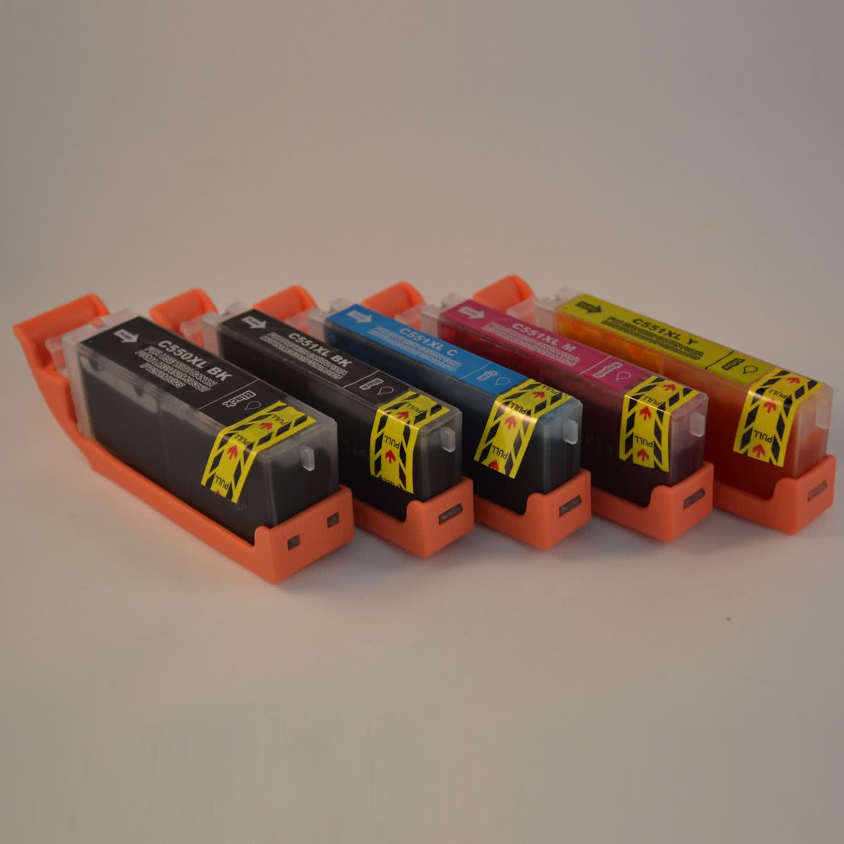 Merkloos - Inktcartridge / Alternatief voor de Canon PGI 550 / CLI 551 / Zwart / Cyaan / Magenta / Geel