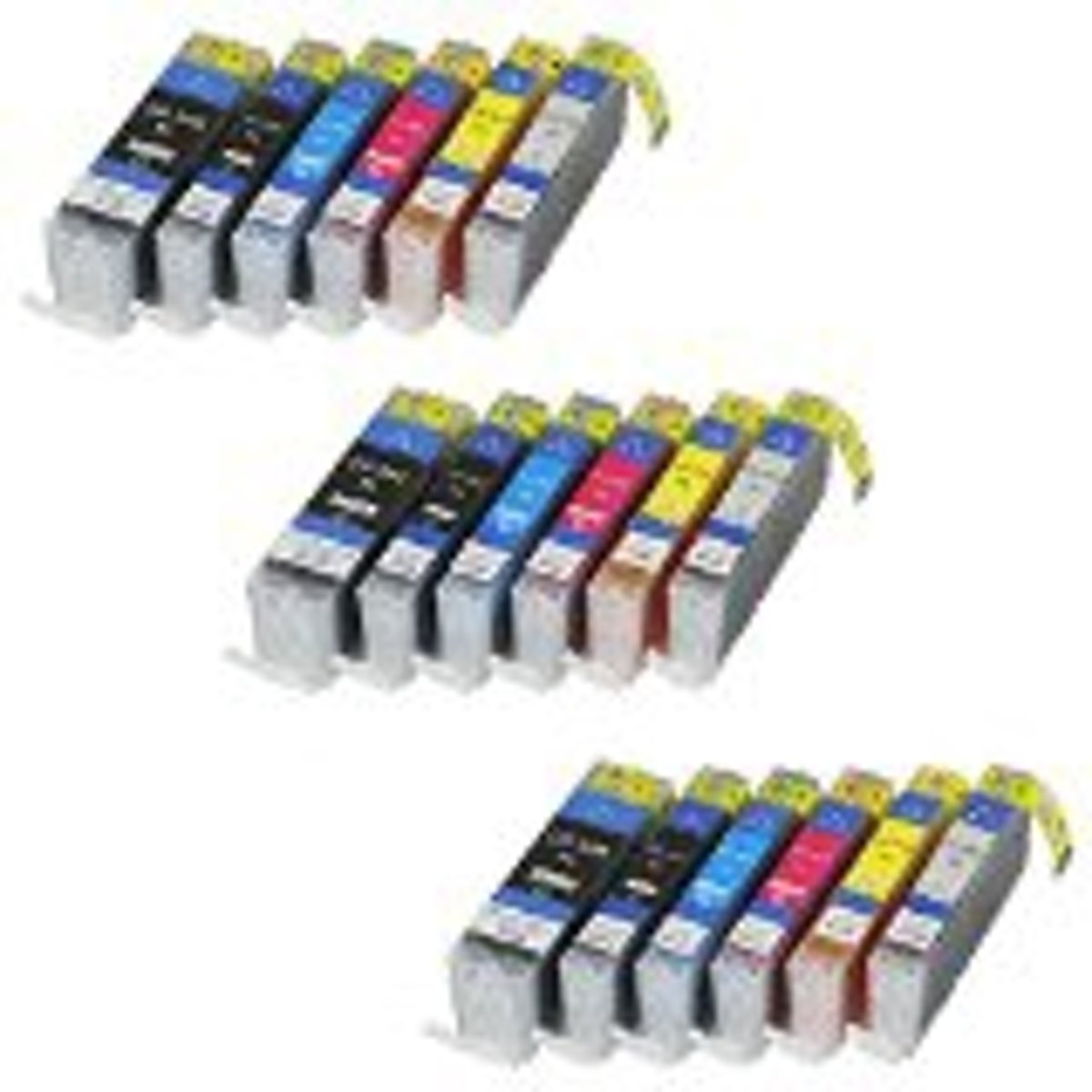 Merkloos   Inktcartridge / Alternatief voor de Canon PGI-550XL CLI-551XL Inktcartridge-set 18pak 156inkt huismerk