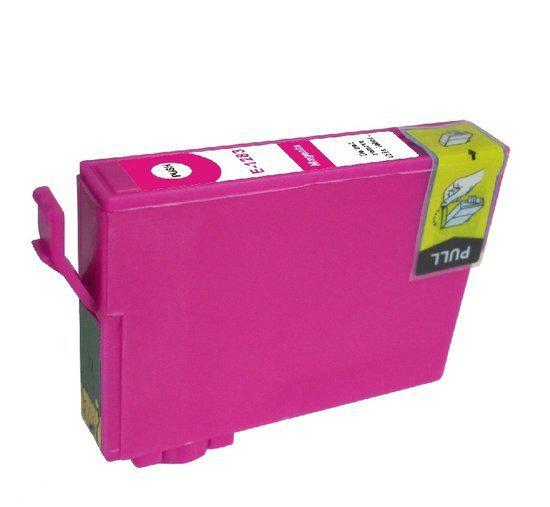 Merkloos   Inktcartridge / Alternatief voor de Epson T1293 inktcartridge magenta inktmedia huismerk Cartridge