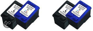 Merkloos   Inktcartridge / Alternatief voor de HP 21/22 XL inktcartridge multipack C9351AE/C9352AE 2 sets Cartridge