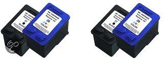 Merkloos   Inktcartridge / Alternatief voor de HP 27/28 XL inktcartridge multipack C8727AE/C8728AE 2 sets Cartridge