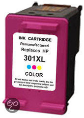 Merkloos - Inktcartridge / Alternatief voor de HP 301 XL inktcartridge CH564EE kleur 21 ml Cartridge