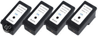 Merkloos   Inktcartridge / Alternatief voor de HP 339 Black XL Fourpack (C8767EE) 4x 35 ml Cartridge