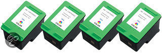 Merkloos   Inktcartridge / Alternatief voor de HP 344 Color XL Fourpack (C9363EE) 4x 21 ml Cartridge