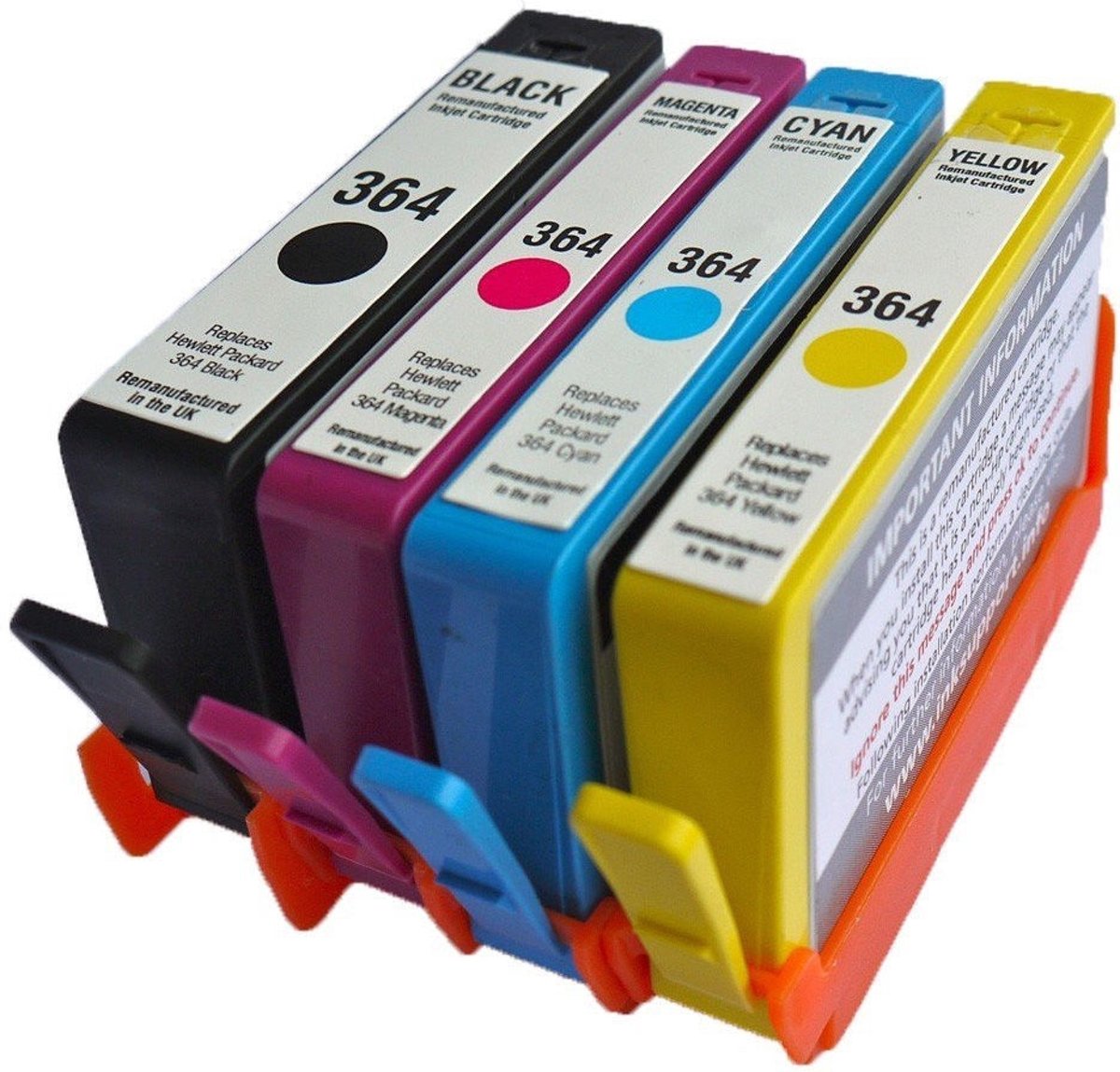 Merkloos   Inktcartridge / Alternatief voor de HP 364 - kleur/zwart - Multipack XL