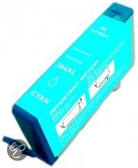 Merkloos - Inktcartridge / Alternatief voor de HP 364XL / Cyaan / 12 ml