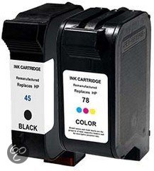 Merkloos   Inktcartridge / Alternatief voor de HP 45 / 78 XL inktcartridge