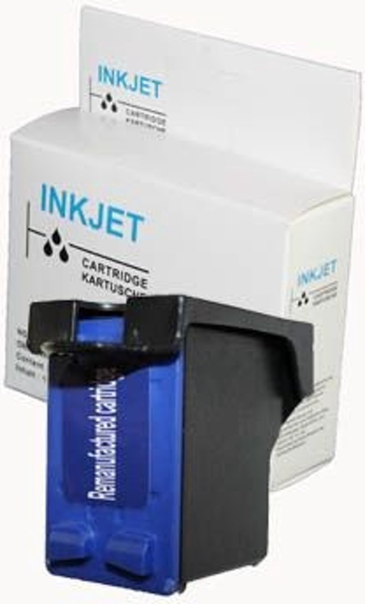 Merkloos   Inktcartridge / Alternatief voor de Hp 28 C8728A kleur wit Label