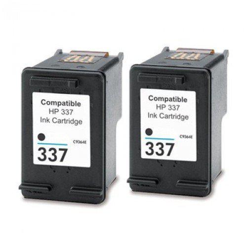 Merkloos   Inktcartridge / Alternatief voor de Hp 337 Duopack Huismerk Cartridge